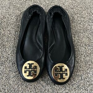 Black Tory Burch Flats